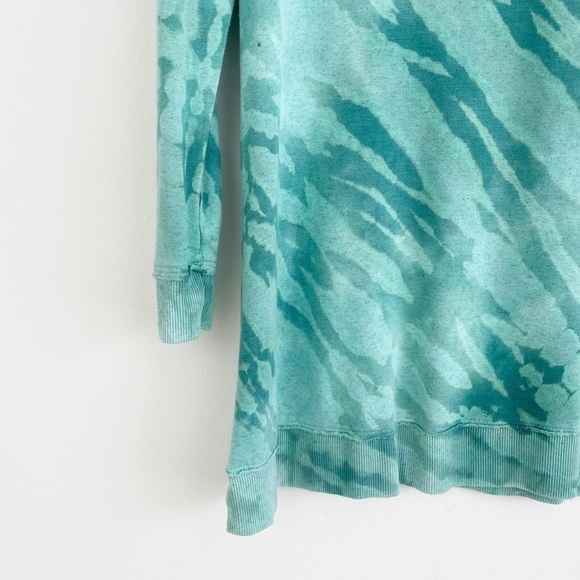 Soft Surroundings Turquoise Long Sleeves Sweatshirt Tunic Size Xsmall - Picture 5 of 16